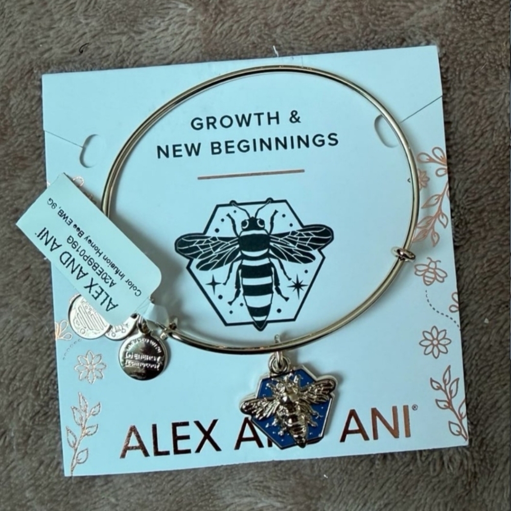 Alex and Ani Color Infusion Honey Bee Bracelet